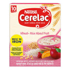 Nestle Cerelac Baby Cereal With Milk Wheat - Rice Mixed Fruit | Grocsy