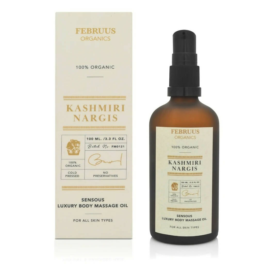 Februus Organics Kashmiri Nargis Body Oil | Grocsy