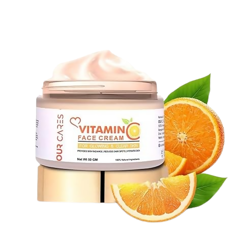 Our Cares Vitamin C Face Cream for Glowing & Clear Skin | Grocsy