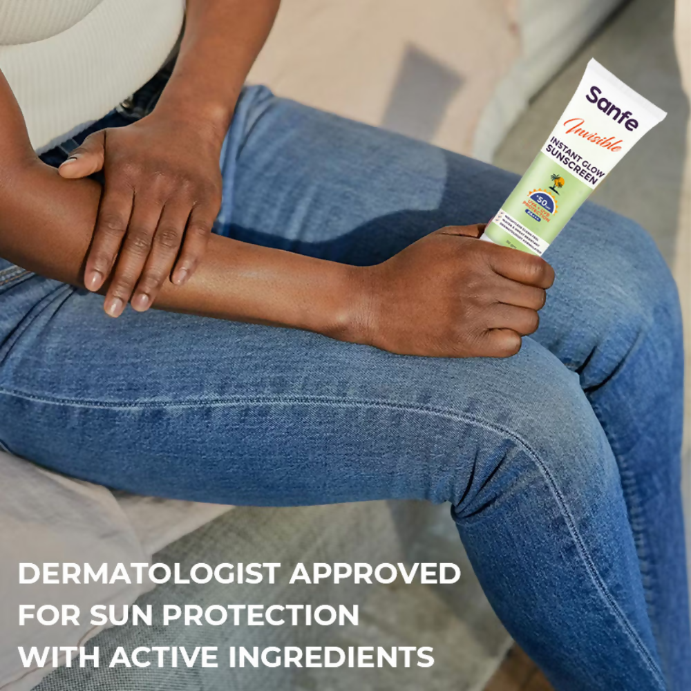 Sanfe Invisible Instant Glow Sunscreen | Grocsy