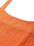 Ahalyaa Women's Traditional wear Kurta Set - Orange | Grocsy