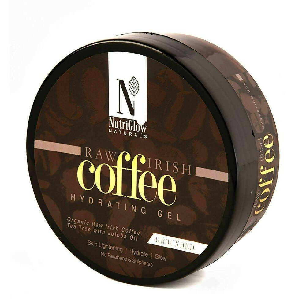 NutriGlow NATURAL'S Coffee Hydrating Gel, Organic Raw Irish Coffee With Tea Tree With Jojoba Oil | Grocsy