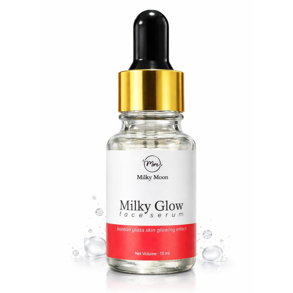 Milky Moon Glow Face Serum, Korean Glass Skin Glowing Effect, Brightens Skin, Deep Hydration | Grocsy