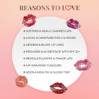 Just Herbs Vanilla Tinted Lip Balm with SPF 20+ for Dark Lips to Lighten | Grocsy
