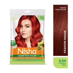 Nisha Creme Hair Color for Women - Copper Red | Grocsy