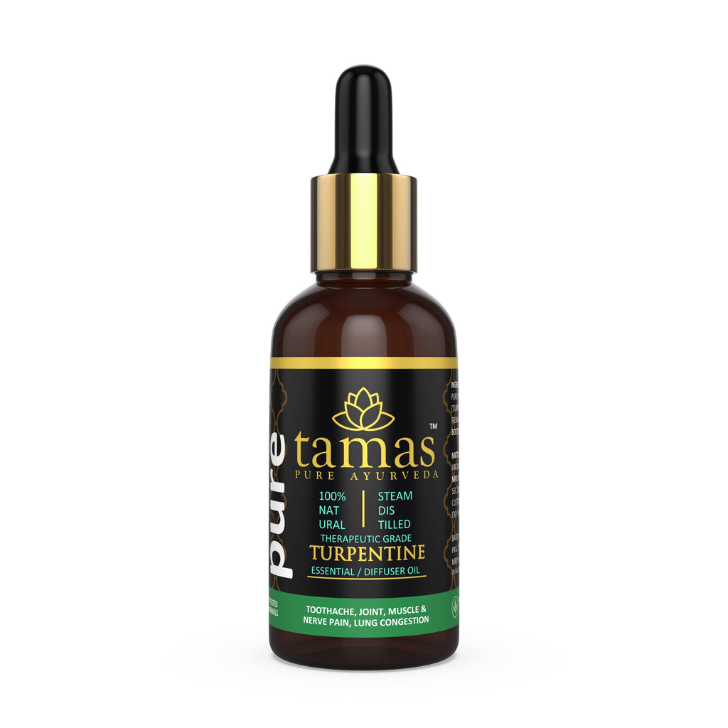 Tamas Pure Ayurveda 100% Natural Turpentine Pinus Palustris Oil 30ml | Grocsy