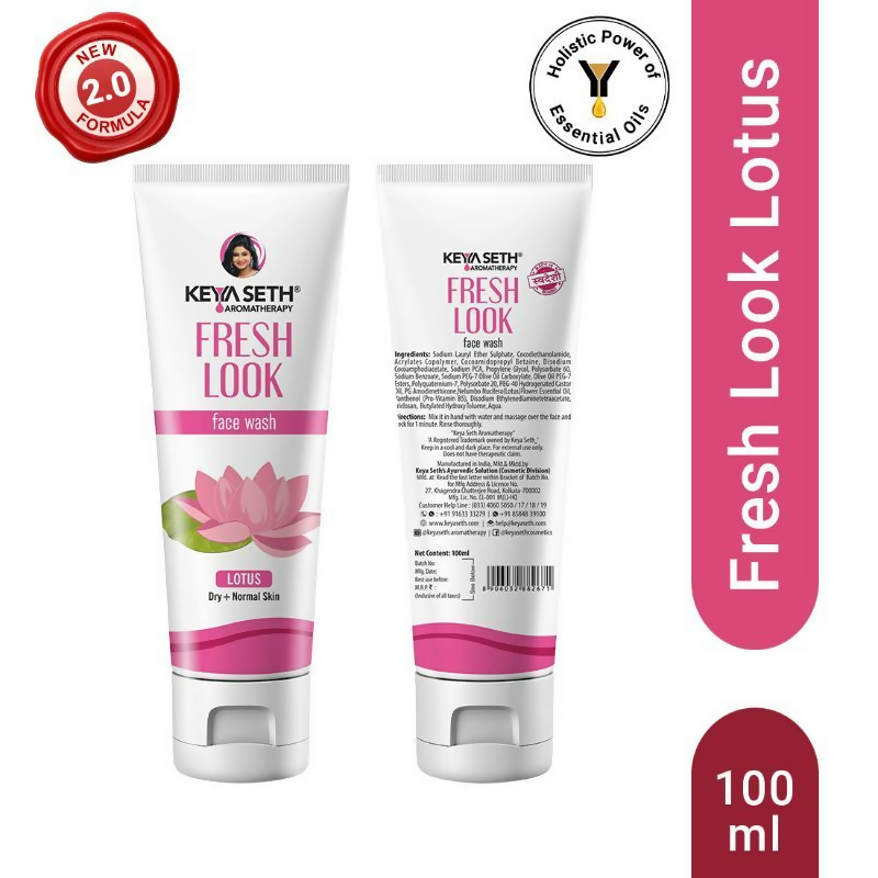 Keya Seth Aromatherapy Lotus Fresh Look Face Wash | Grocsy