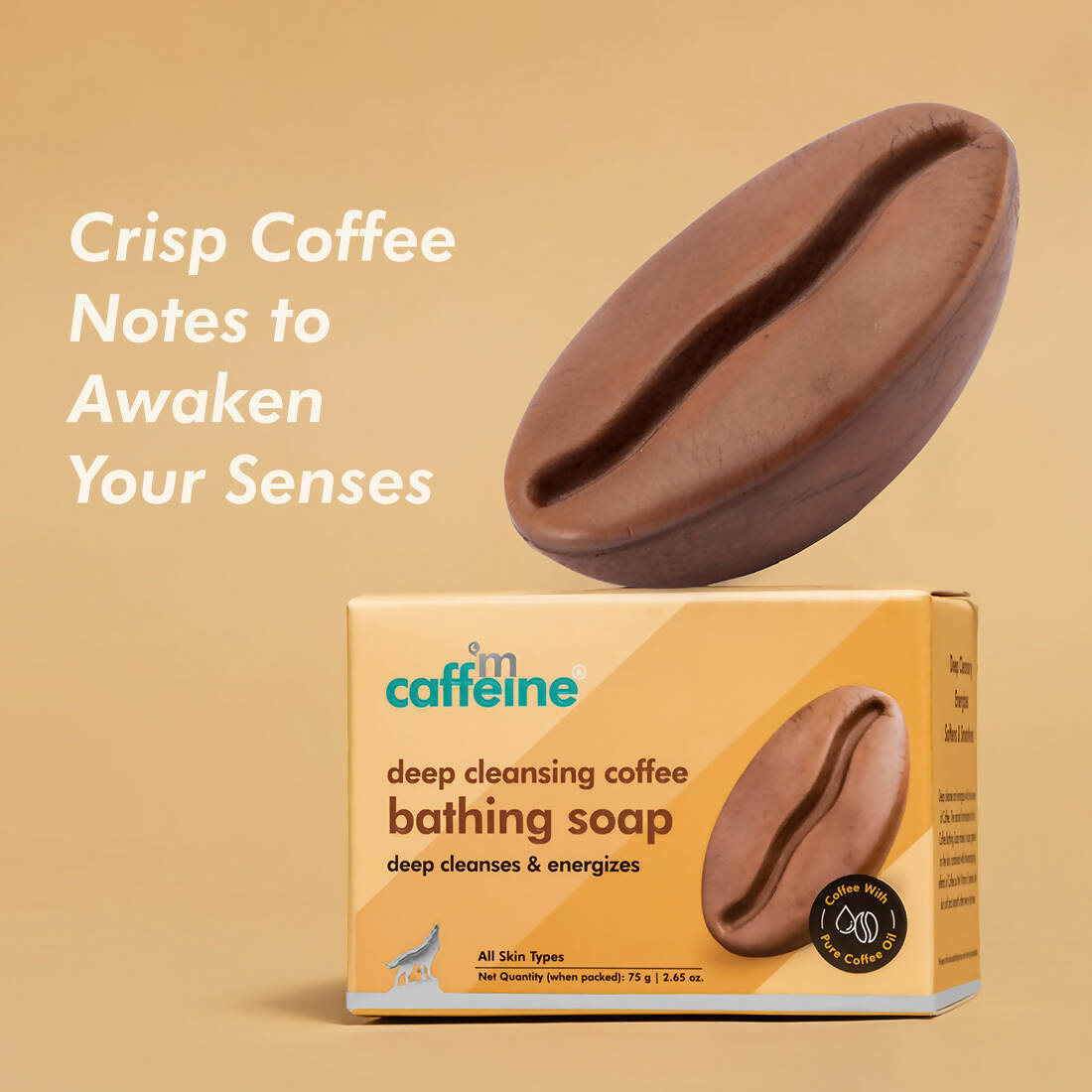 mCaffeine Deep Cleansing Coffee Bathing Bar | Grocsy