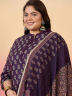 Sztori Women Floral Printed Regular Kurta with Trousers & With Dupatta | Grocsy