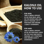 Skiura Nature Kalonji Oil & Black Seed Oil For Hair Oil | Grocsy