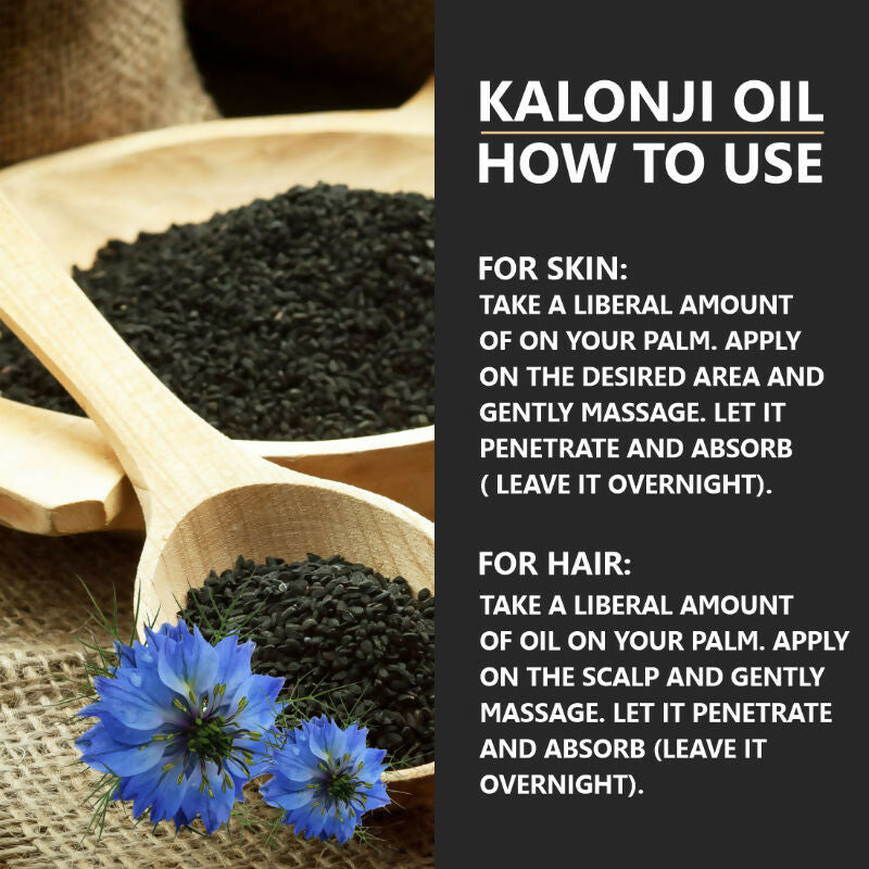 Skiura Nature Kalonji Oil & Black Seed Oil For Hair Oil | Grocsy