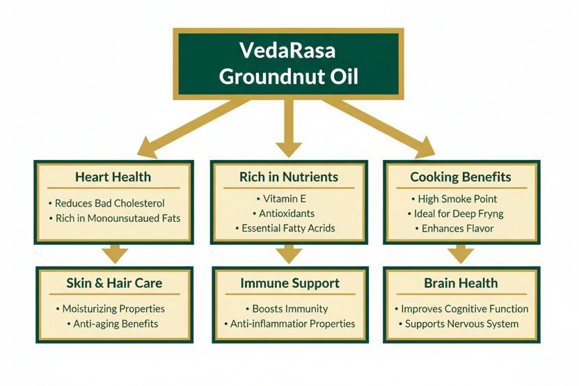 VedaRasa Groundnut Oil | Grocsy