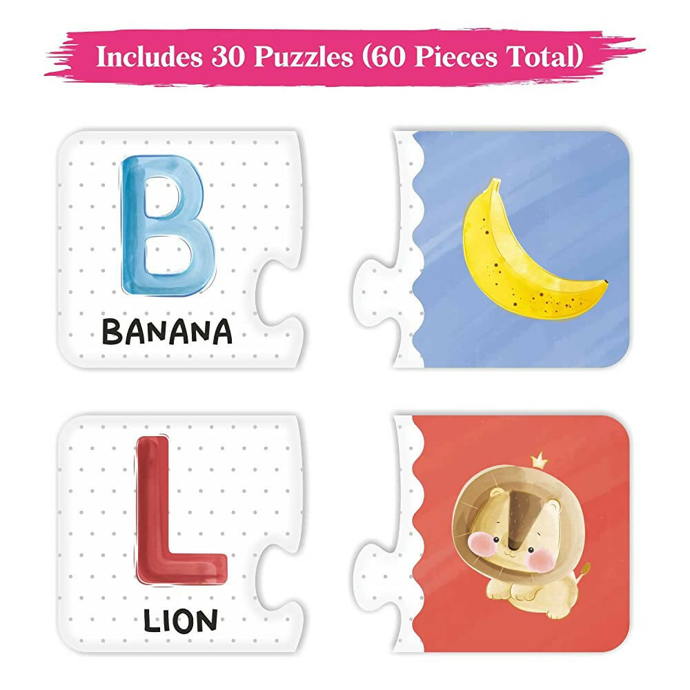 Webby Alphabets 2 Pieces Learning Pack Jigsaw Puzzle for Kids | Grocsy