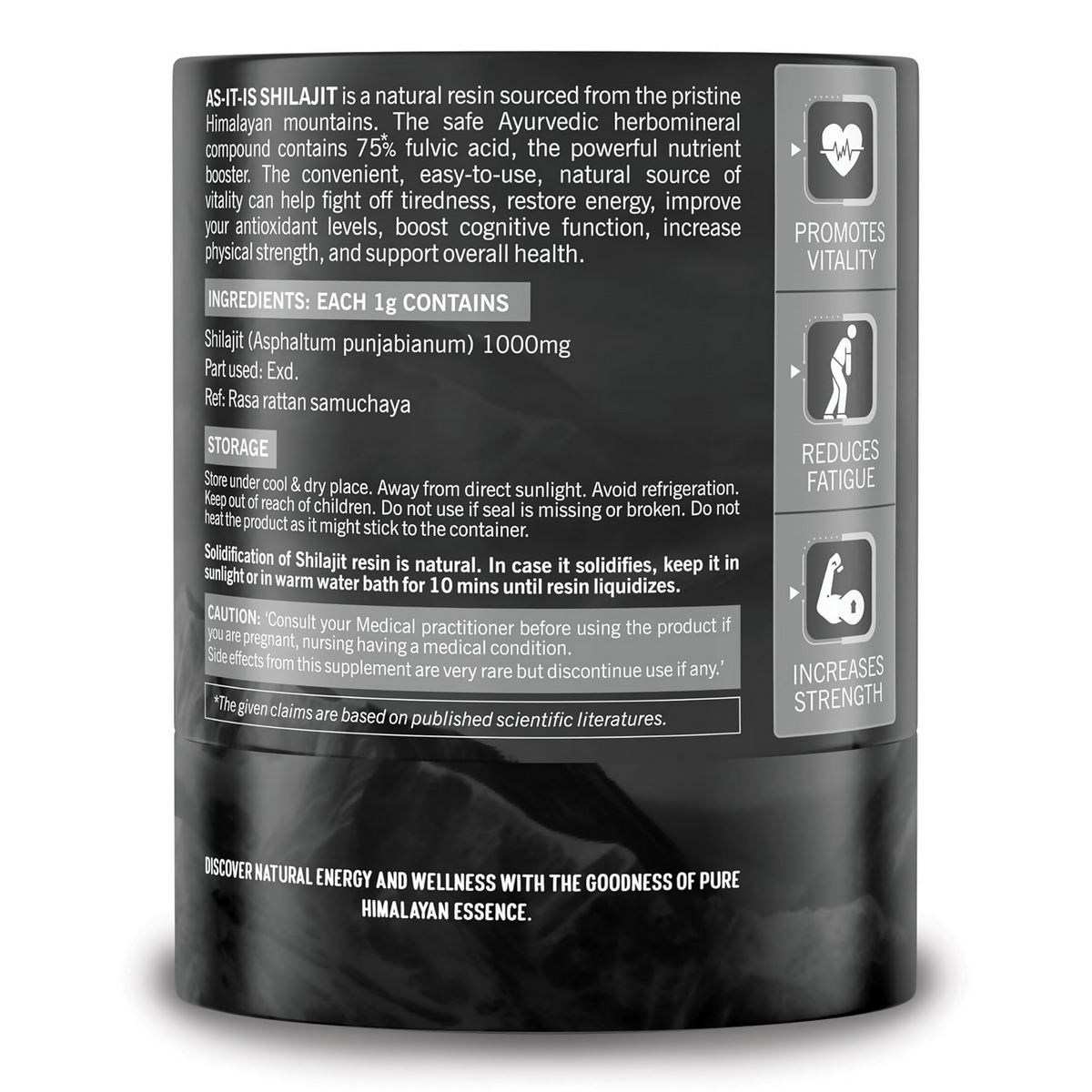 AS-IT-IS Nutrition Pure SJ 100% Natural Himalayan Resin | Grocsy