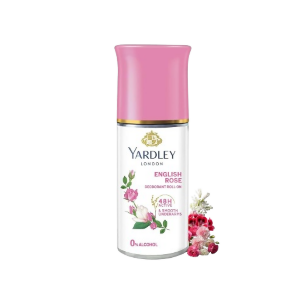 Yardley London English Rose Anti Perspirant Deodorant Roll On for Women | Grocsy