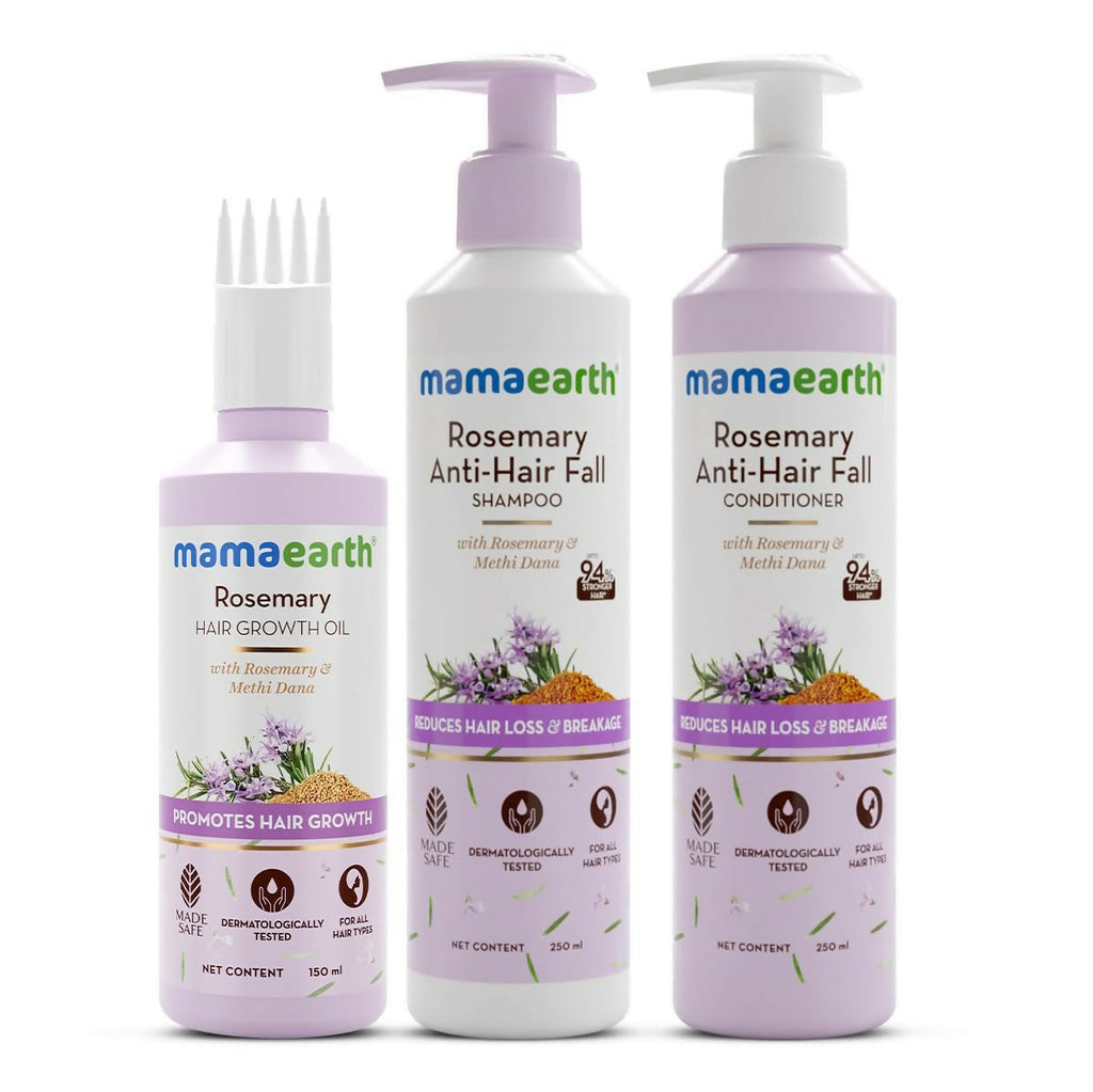 Mamaearth Rosemary Hair Care Kit | Grocsy