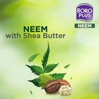 BoroPlus Antiseptic And Moisturising Bathing Neem Soap With Neem, Tea Tree, Aloe Vera & Shea Butter | Grocsy