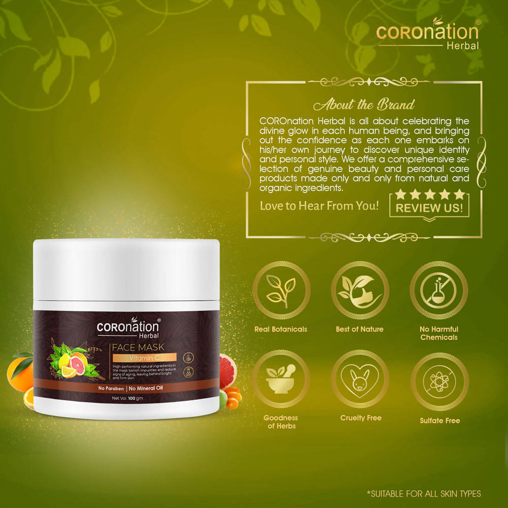 Coronation Herbal Vitamin C Face Mask | Grocsy