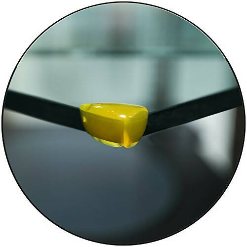 Safe-O-Kid Tear Drop Corner Caps, Yellow For Kids Protection | Grocsy