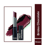 FLiCKA Wear Me Everywhere Creamy Matte Lipstick Brides Chocolate - Brown | Grocsy