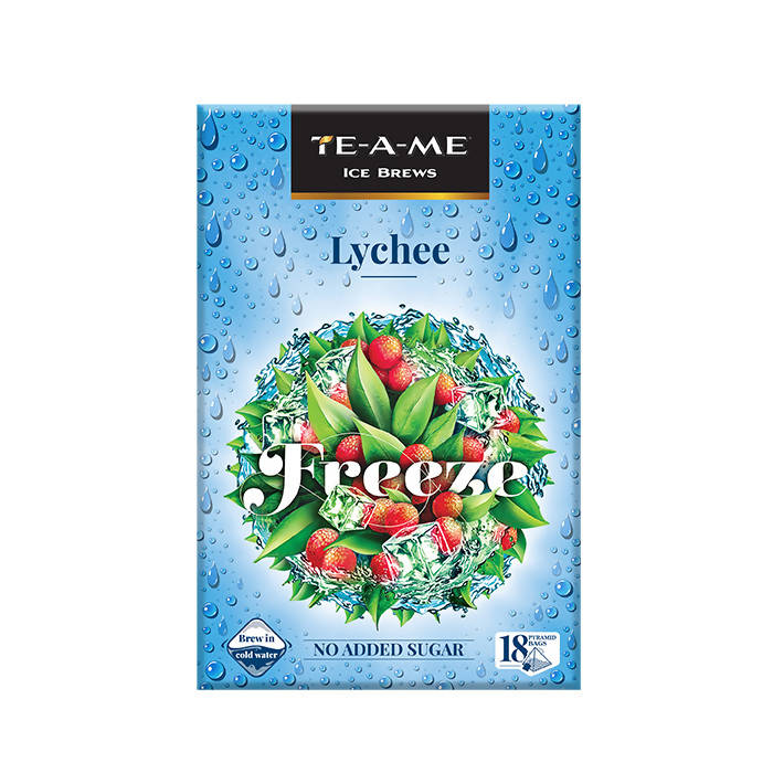 Teame Lychee Ice Brews Freeze Pyramid Bags | Grocsy
