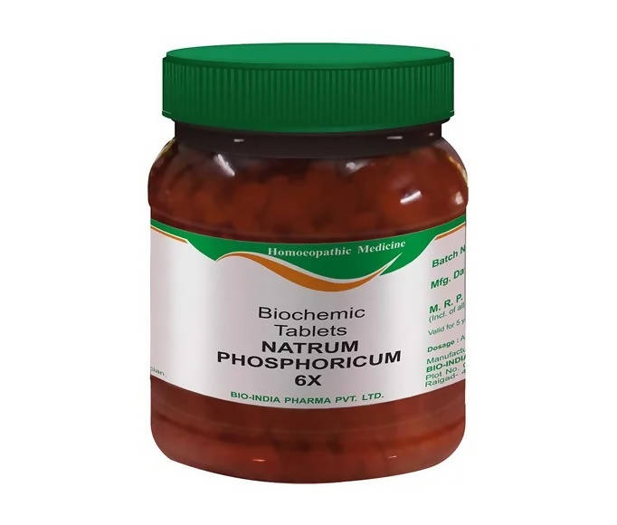 Bio India Homeopathy Natrum Phosphoricum Biochemic Tablets | Grocsy