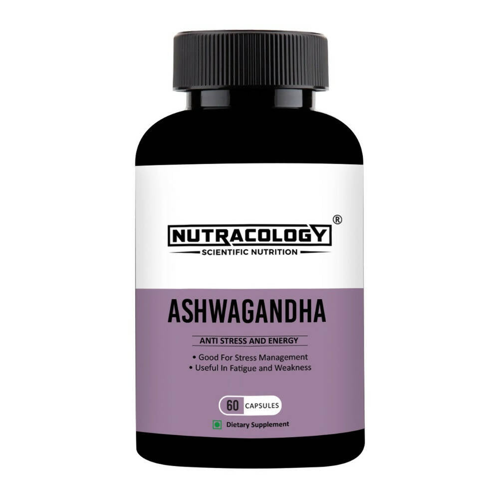 Nutracology Ashwagandha Tablets For Stamina Energy and Strength | Grocsy