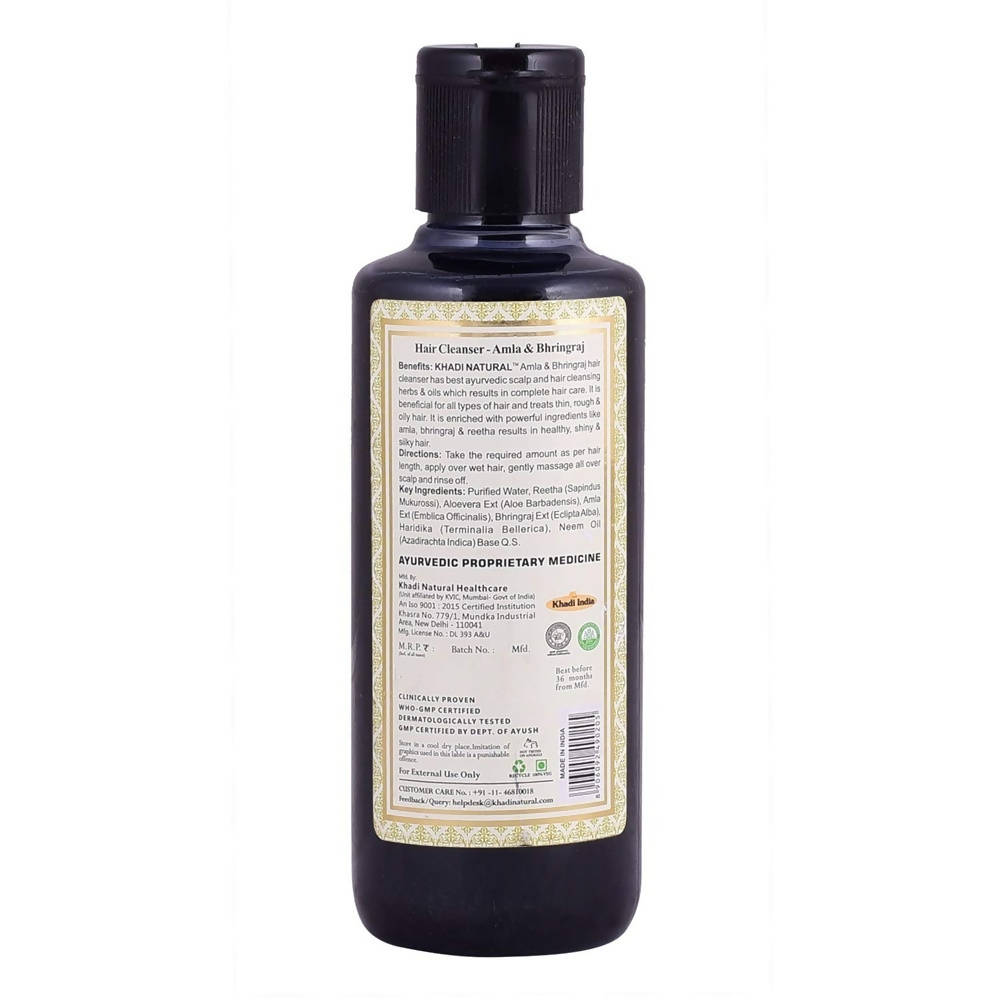 Khadi Natural Hair Cleanser And Herbal Moisturizer Combo | Grocsy