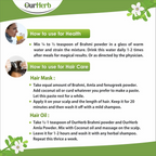 OurHerb Pure & Natural Brahmi Powder For Hair Care | Grocsy