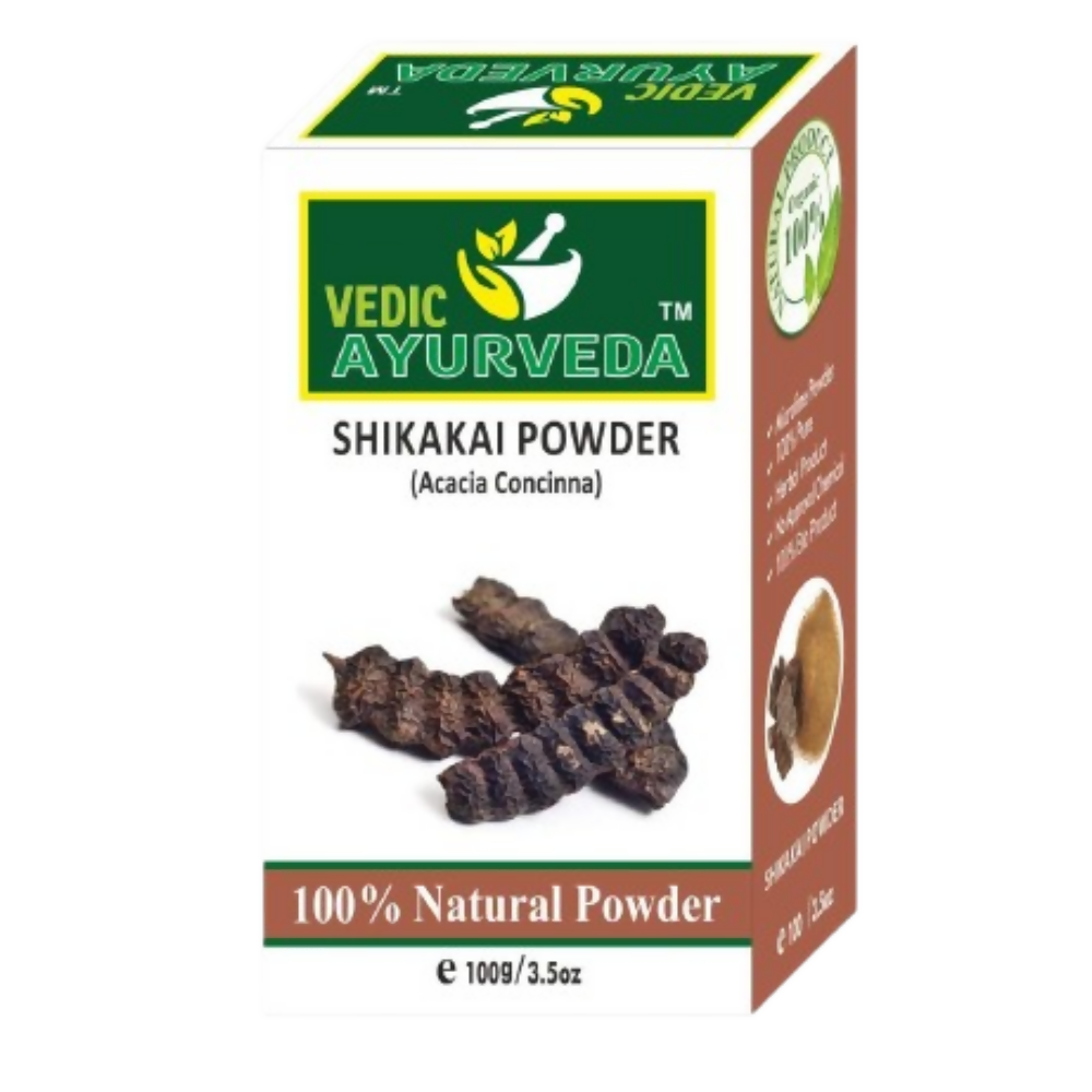 VedicAyurveda Pure Organic & Natural Indigo, Shikakai & Heena Powder | Grocsy