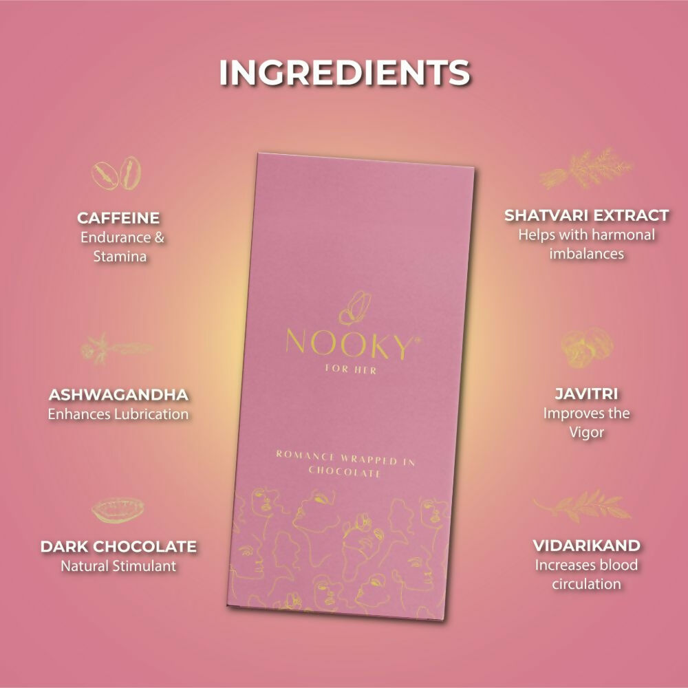 Nooky Mood Enhancing Chocolate For Women | Grocsy