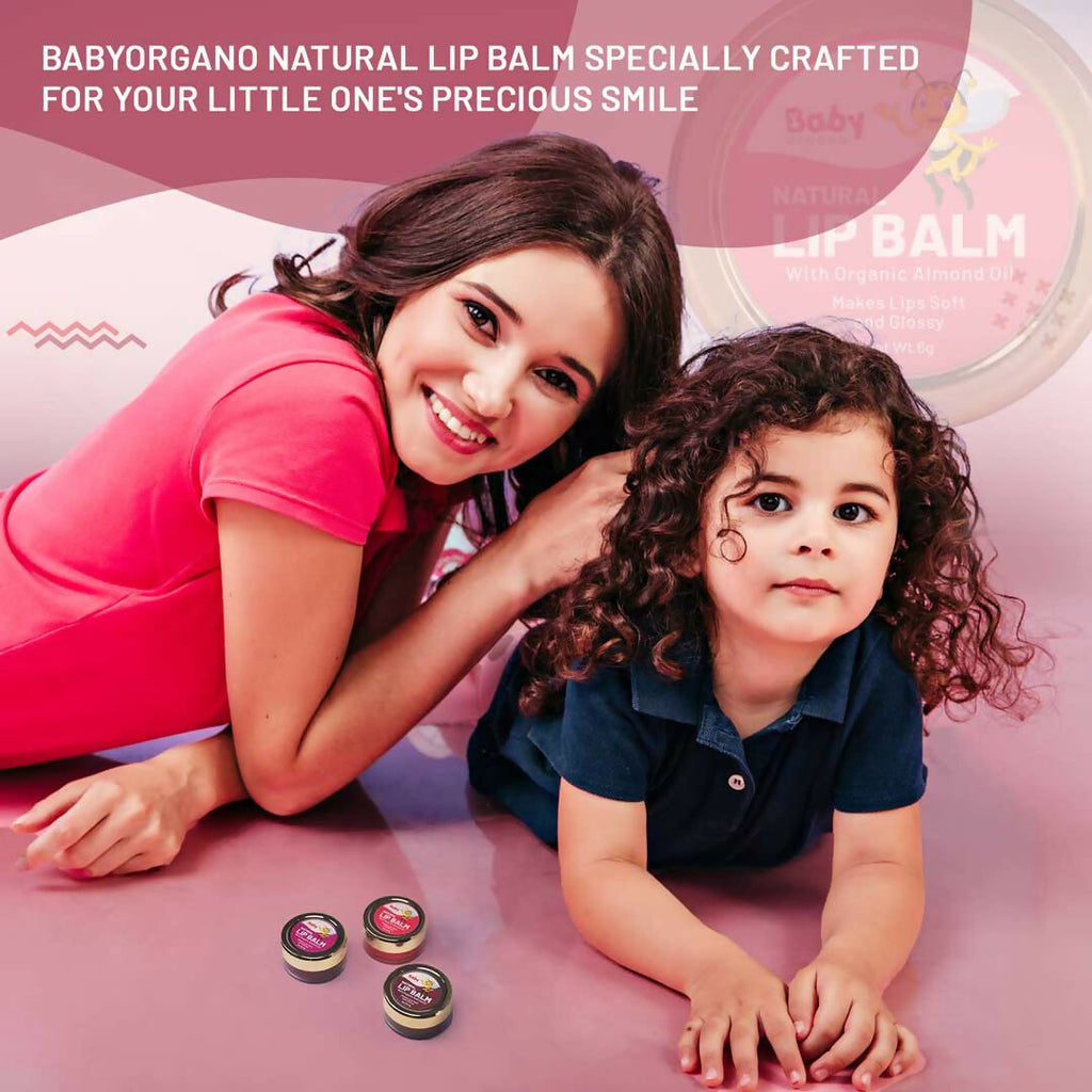 Babyorgano Natural Lip Balm - Strawberry Flavor | Grocsy