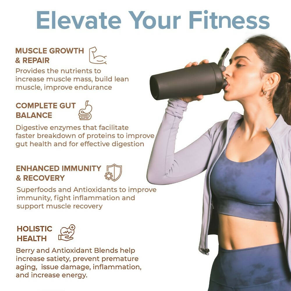 Wellbeing Nutrition Superfood Plant Protein-French Vanilla Caramel | Grocsy