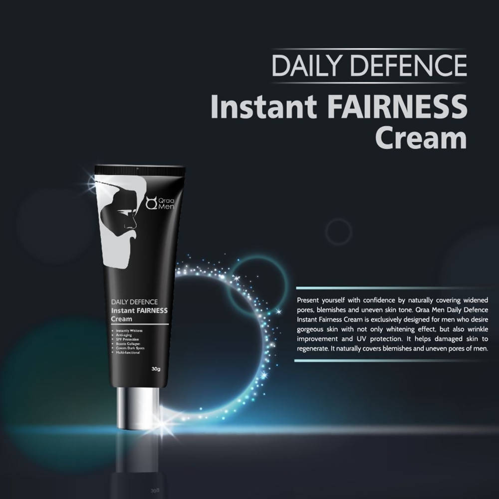 Qraa Men Daily Defence Instant Fairness Cream | Grocsy