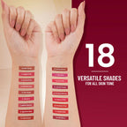 Swiss Beauty Stay On Matte Liquid Lipstick - 10 Earthy Brown | Grocsy