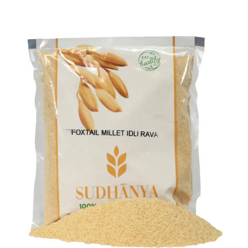 Sudhanya Organic Foxtail Millet Idli Rava | Ready to Cook Foods | Instant Breakfast Mix | Traditional South Indian Breakfast | Grocsy