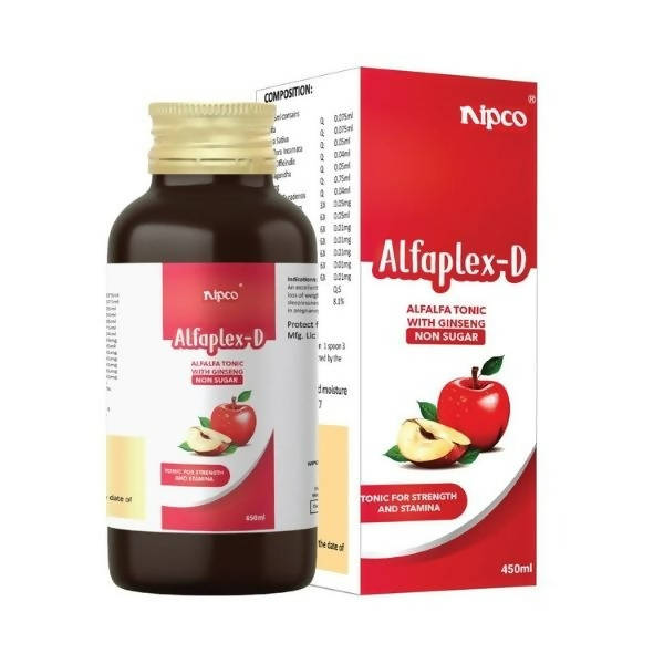 Nipco Homeopathy Alfaplex D Alfalfa Tonic With Ginseng | Grocsy