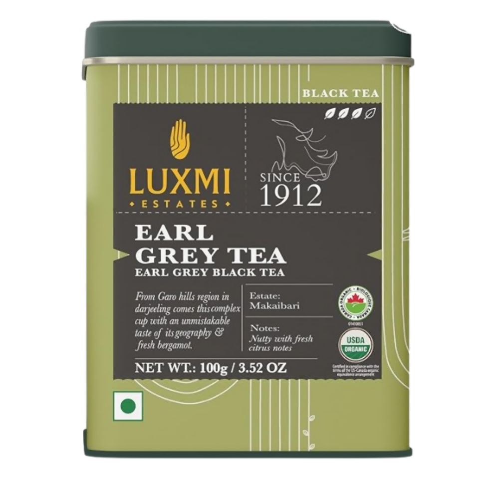 Luxmi Estates Garo Hills Organic Earl Grey Black Tea | Grocsy