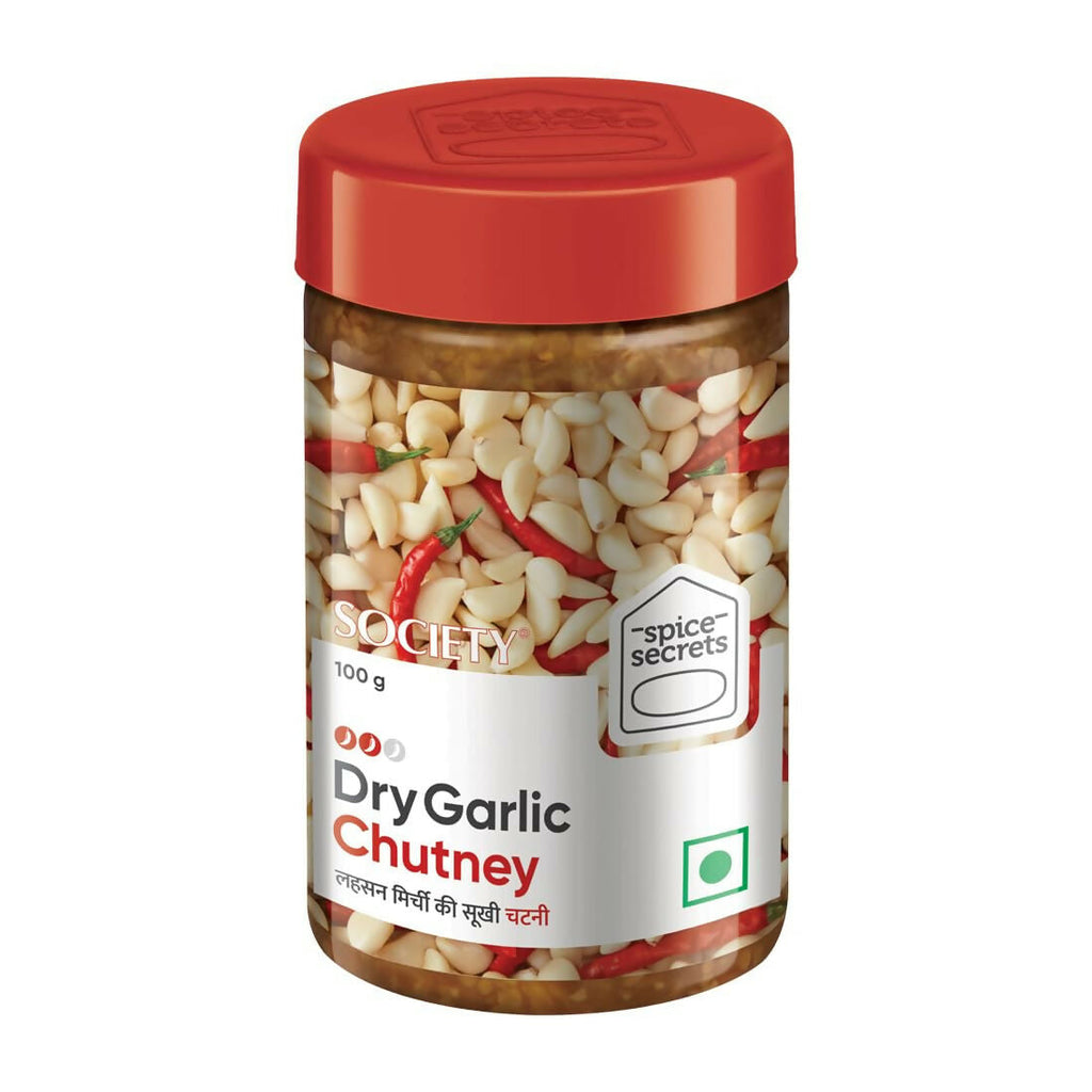 Society Dry Garlic Chutney Jar | Grocsy