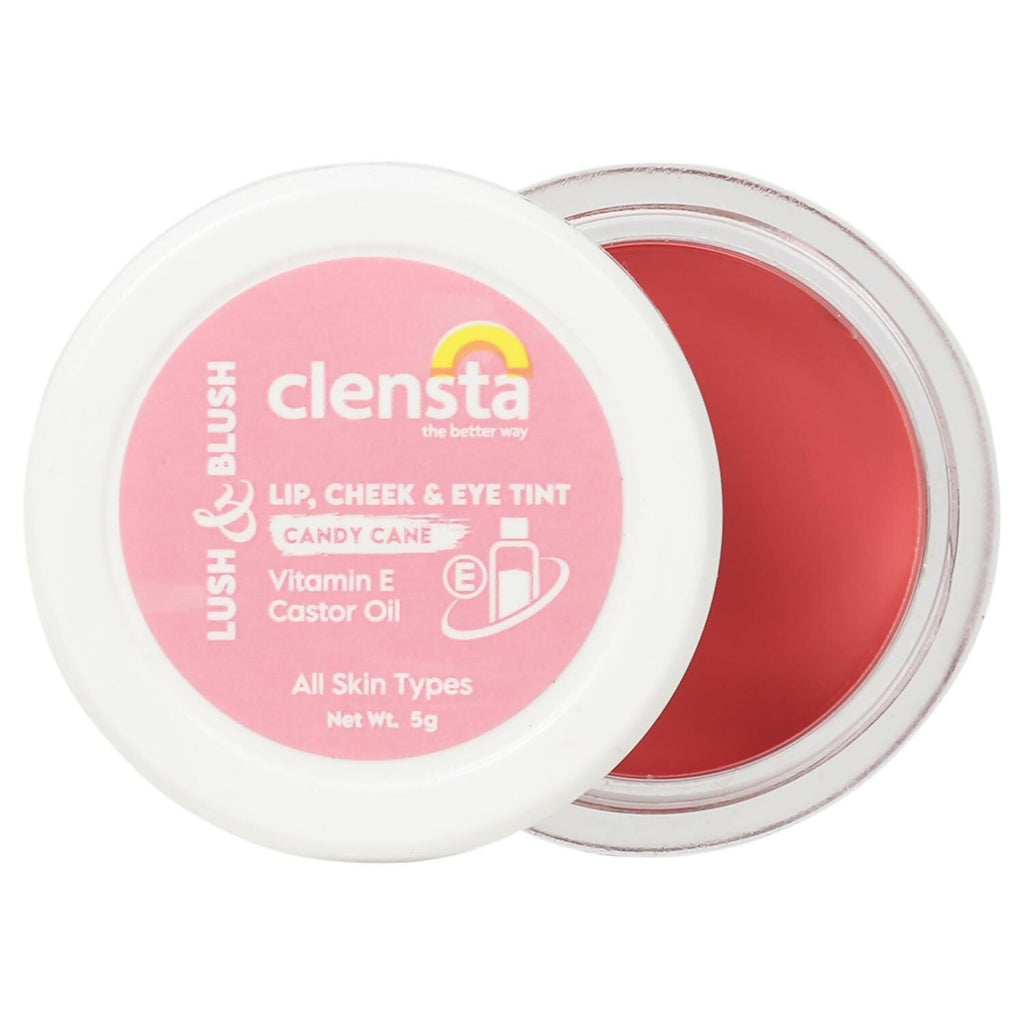 Clensta Lip Cheek Tint - Candy Cane | Grocsy