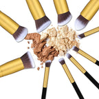 Favon Pack of 10 Professional Makeup Brushes | Grocsy
