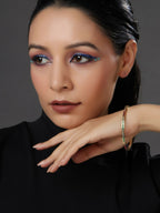 Golden Bangle- Ruby Raang | Grocsy