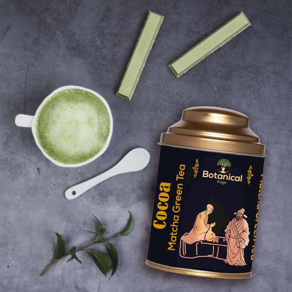 Botanical Sage Cocoa Matcha Green Tea | Grocsy