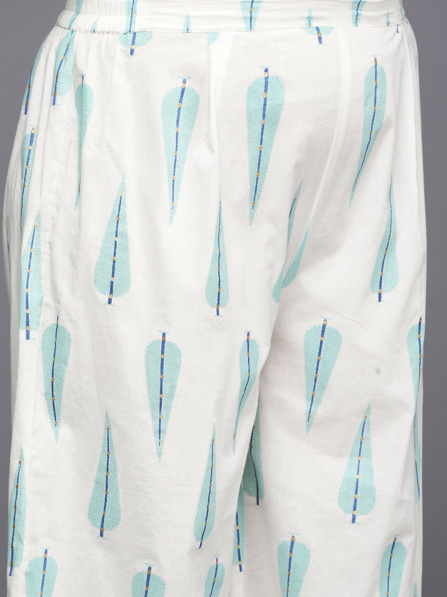 Ahalyaa Women's Traditional wear Co-ords - Off White | Grocsy