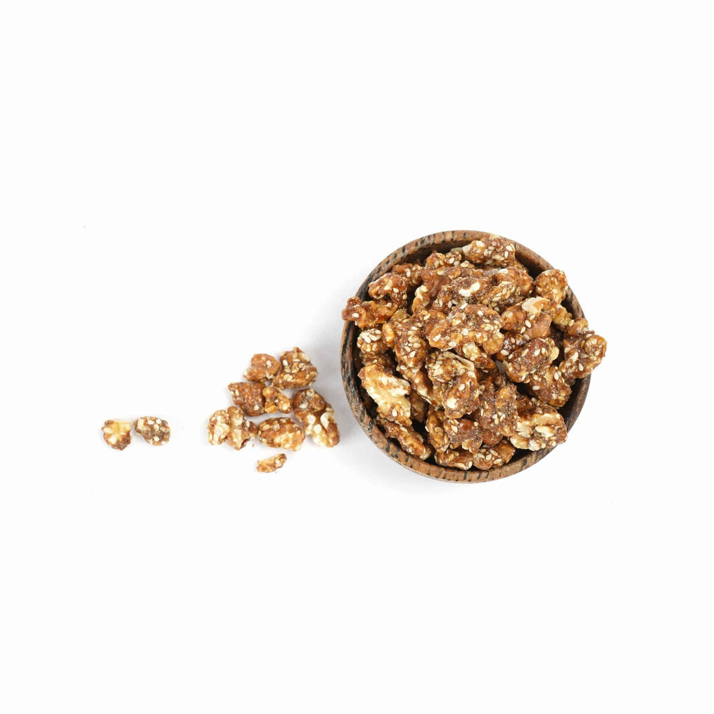 Nourish Organics Honey Roasted Walnuts | Grocsy