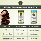 First Plant Natural Hair Dye Combo Pack For Black | Grocsy