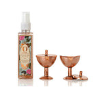 Ohria Ayurveda Pure Copper Eye Cups Ritual: Netra Shudhi With Rose Facial Mist | Grocsy
