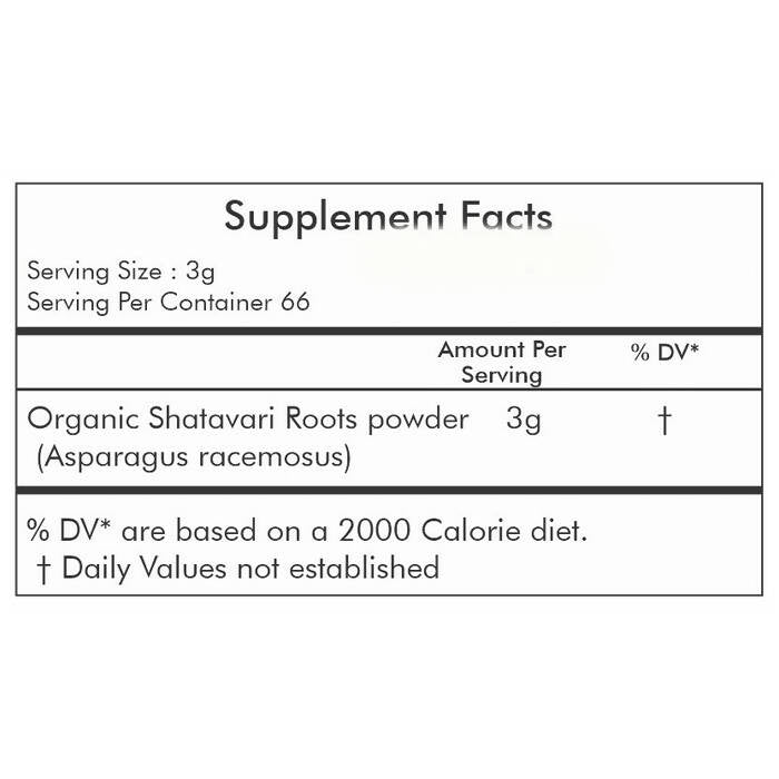 Naturz Ayurveda Organic Shatavari Powder | Grocsy