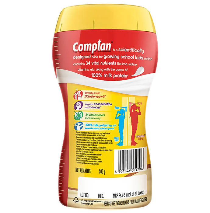 Complan Nutrition and Health Drink Kesar Badam Jar | Grocsy