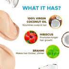 Coco Soul Hair & Scalp Conditioner with Coconut, Hibiscus & Brahmi | Grocsy